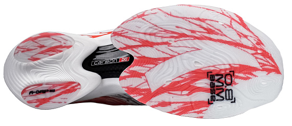 Кроссовки женские Anta C10 Pro White/Red - Фото 4 большая