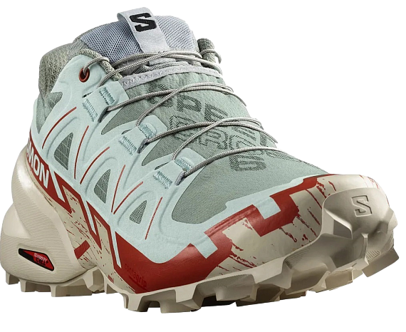 Кроссовки женские Salomon Speedcross 6 Lily/Rainy Day/Bleaaq - Фото 2 большая