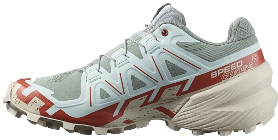 Кроссовки женские Salomon Speedcross 6 Lily/Rainy Day/Bleaaq - Фото 3 большая