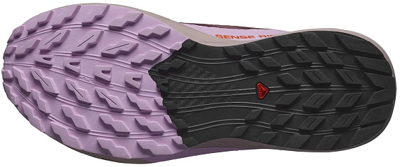 Кроссовки женские Salomon Sense Ride 5 Gtx Catawba Grape/Orchid Bouquet/Cherry Tomato - Фото 2 большая