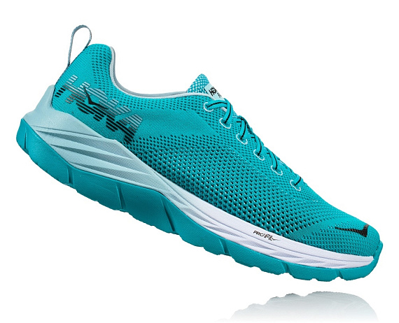 Кроссовки женские Hoka Mach Bluebird/White - Фото 2 большая