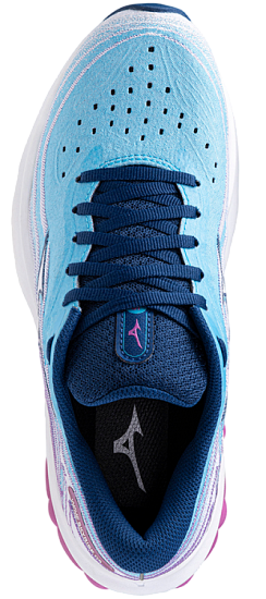 Кроссовки женские Mizuno Wave Skyrise 5 Swim Cap/Navy Peony/Hyacinth - Фото 3 большая