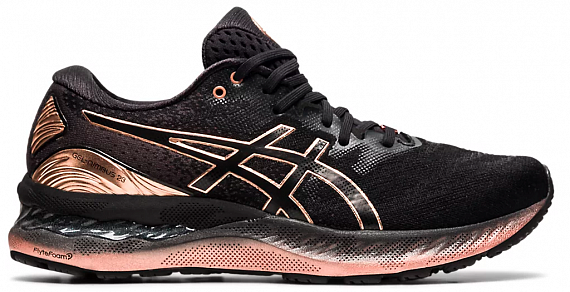 Кроссовки женские ASICS Gel-Nimbus 23 Platinum Black/Rose Gold - купить в  магазине Спорт-Марафон с доставкой по России