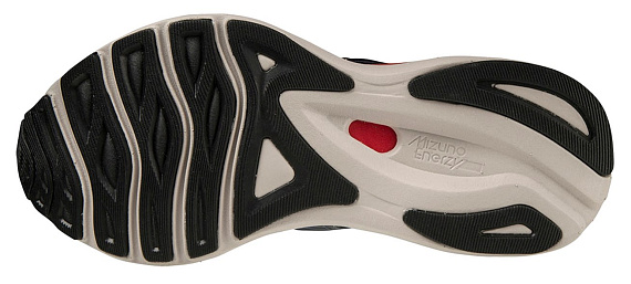 Кроссовки женские Mizuno Wave Sky 6 Orange/Black - Фото 5 большая