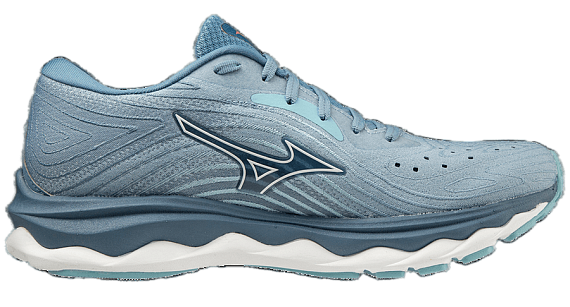 Кроссовки женские Mizuno Wave Sky 6 BlueShadow/Wht/MBlue - Фото 2 большая