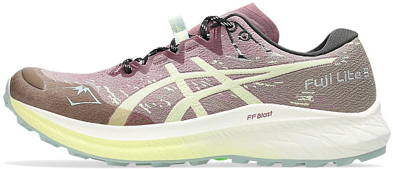 Кроссовки женские ASICS Fuji Lite 5 Purple Oxide/Huddle Yellow - Фото 2 большая