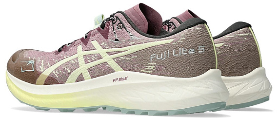 Кроссовки женские ASICS Fuji Lite 5 Purple Oxide/Huddle Yellow - Фото 7 большая