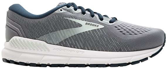 Кроссовки женские Brooks Addiction Gts 15 W Grey/Navy/Aqua - Фото 1 большая