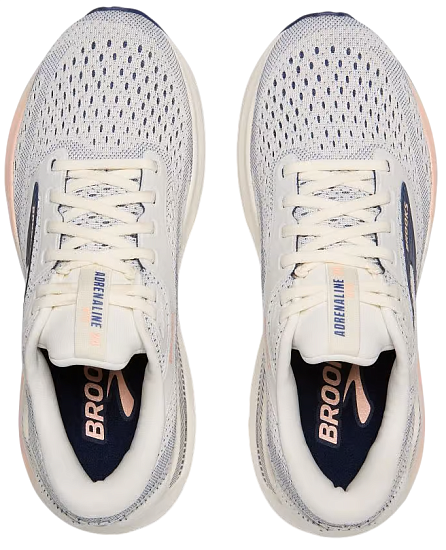 Кроссовки женские Brooks Adrenaline Gts 24 Grey/Blue Ribbon/Peach - Фото 5 большая