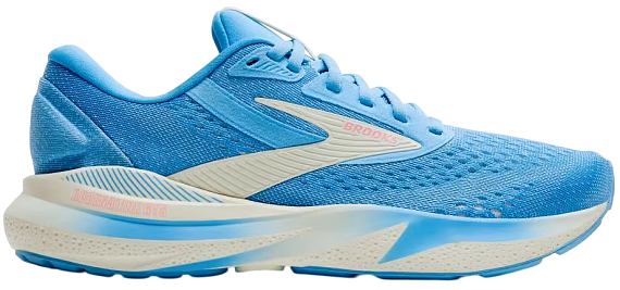Кроссовки женские Brooks Adrenaline Gts 24 Bonnie Blue/Grey/Pink - Фото 3 большая