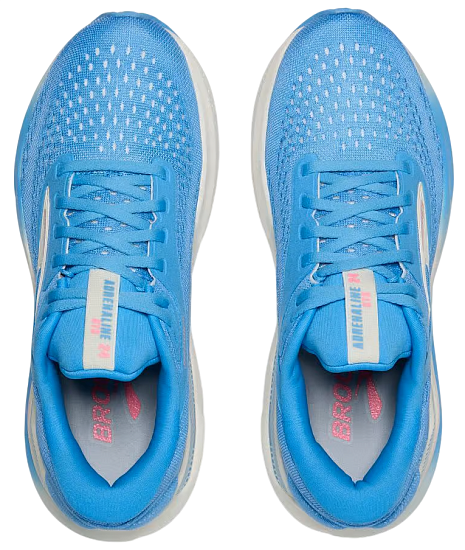 Кроссовки женские Brooks Adrenaline Gts 24 Bonnie Blue/Grey/Pink - Фото 4 большая