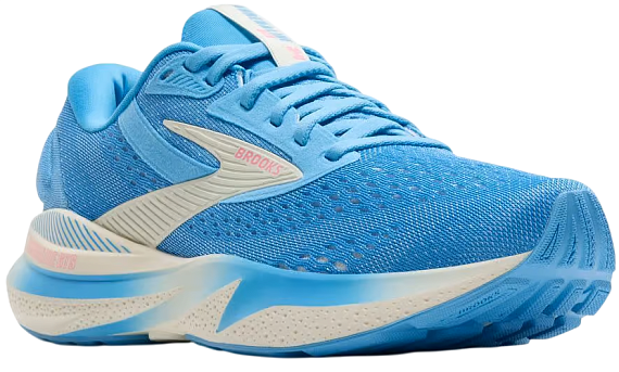 Кроссовки женские Brooks Adrenaline Gts 24 Bonnie Blue/Grey/Pink - Фото 7 большая