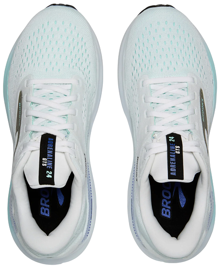 Кроссовки женские Brooks Adrenaline Gts 24 White/Limpet Shell/Amparo - Фото 3 большая