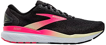 Кроссовки женские Brooks Ghost 16 Wide Black/Pink/Yellow