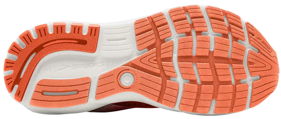 Кроссовки женские Brooks Ghost 16 Coral/Desert Flower/Coconut - Фото 3 большая