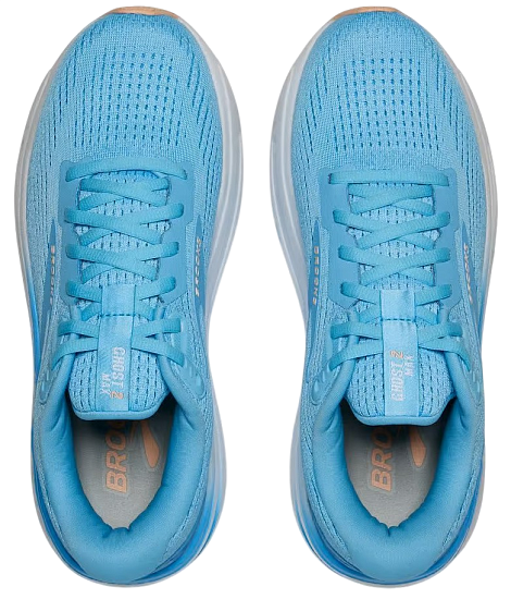 Кроссовки женские Brooks Ghost Max 2 Baltic Sea/Bonnie Blue/Peach - Фото 4 большая