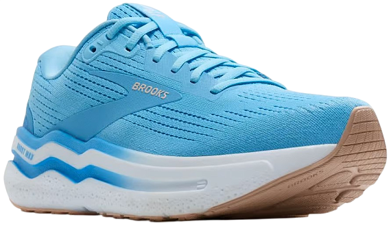 Кроссовки женские Brooks Ghost Max 2 Baltic Sea/Bonnie Blue/Peach - Фото 7 большая