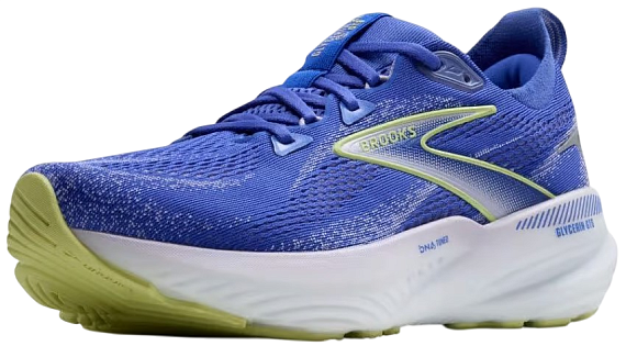 Кроссовки женские Brooks Glycerin Gts 22 Amparo Blue/Hyper Iris/Yellow - Фото 2 большая