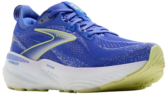 Кроссовки женские Brooks Glycerin Gts 22 Amparo Blue/Hyper Iris/Yellow - Фото 7 большая