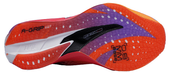 Кроссовки женские Anta C202.Pro Red/Orange - Фото 4 большая