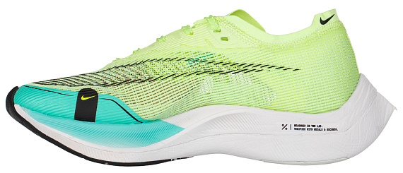 Кроссовки женские Nike ZoomX Vaporfly Next% 2 Barely Volt/Dynamic Turquoise/Volt/Black - Фото 5 большая