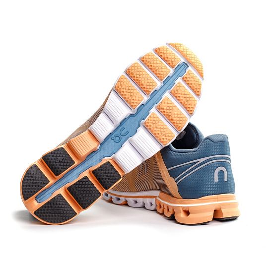 Кроссовки женские On Cloudflow Almond/Grey - Фото 3 большая