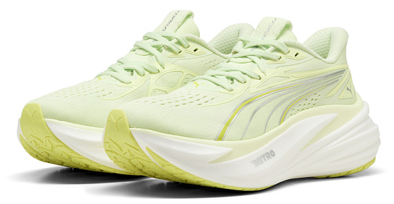 Кроссовки женские Puma Magmax Nitro 2 Apple Spritz/Lux Lime - Фото 2 большая