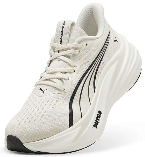 Кроссовки женские Puma Magmax Nitro 2 Warm White/Puma Black - Фото 7 большая