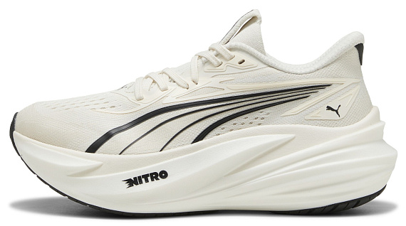 Кроссовки женские Puma Magmax Nitro 2 Warm White/Puma Black - Фото 4 большая