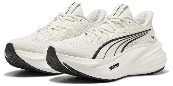 Кроссовки женские Puma Magmax Nitro 2 Warm White/Puma Black - Фото 2 большая