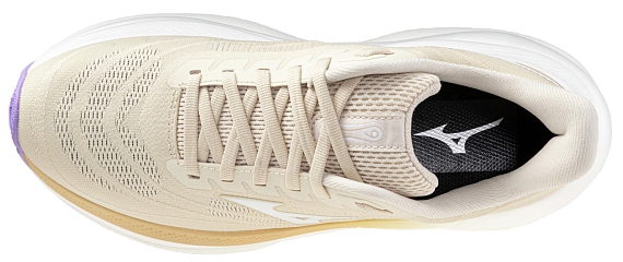 Кроссовки женские Mizuno Wave Sky 9 Summer Sand/White/Curds&Whey - Фото 4 большая