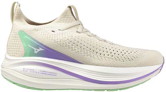 Кроссовки женские Mizuno Neo Vista 2 Pristine/White/Healing Opal - Фото 1 большая