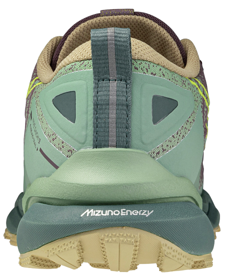 Кроссовки женские Mizuno Wave Daichi 9 Granite Green/Fortune Yellow/Pale Khaki - Фото 6 большая