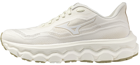 Кроссовки женские Mizuno Wave Horizon 9 Snow White/White/Elm - Фото 2 большая
