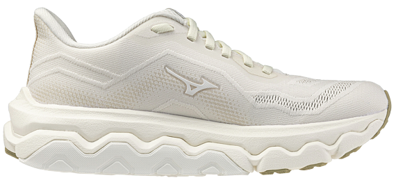 Кроссовки женские Mizuno Wave Horizon 9 Snow White/White/Elm - Фото 4 большая