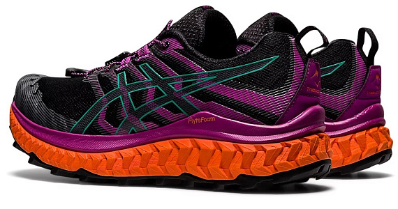 Кроссовки женские ASICS Trabuco Max Black/Digital Grape - Фото 4 большая