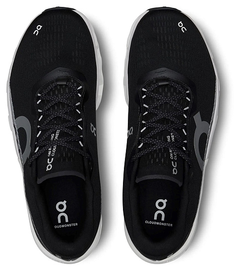 Кроссовки женские On Cloudmonster 2 Black/Frost - Фото 3 большая