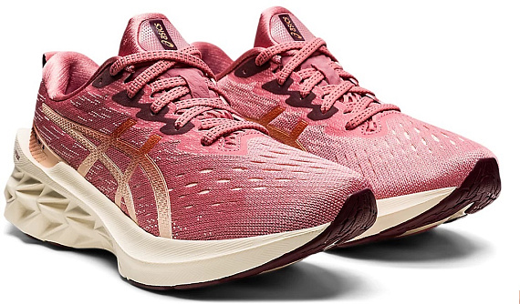 Кроссовки женские ASICS Novablast 2 Smokey Rose/Pure Bronze - Фото 2 большая