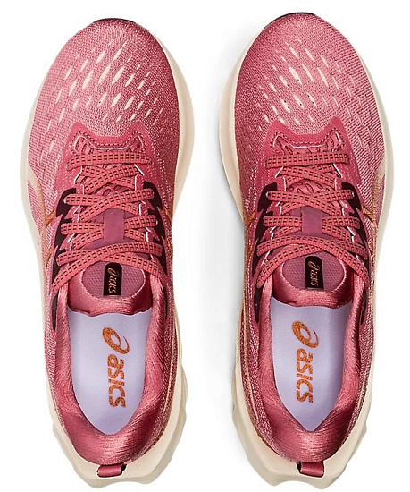 Кроссовки женские ASICS Novablast 2 Smokey Rose/Pure Bronze - Фото 6 большая