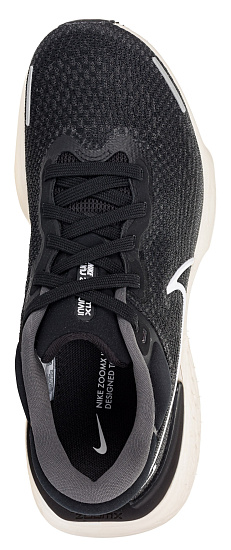 Кроссовки женские Nike ZoomX Invincible Run Flyknit Black/Iron Grey/Volt/White - Фото 3 большая