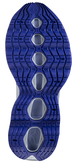 Кроссовки женские Mizuno Wave Prophecy X бел/фиолет/сереб - Фото 5 большая