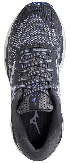 Кроссовки женские Mizuno Wave Horizon 5 т.сер/сереб/фиолет - Фото 3 большая