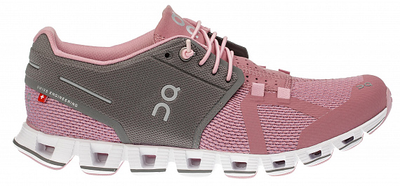 Кроссовки женские On Cloud Charcoal/Rose - Фото 1 большая