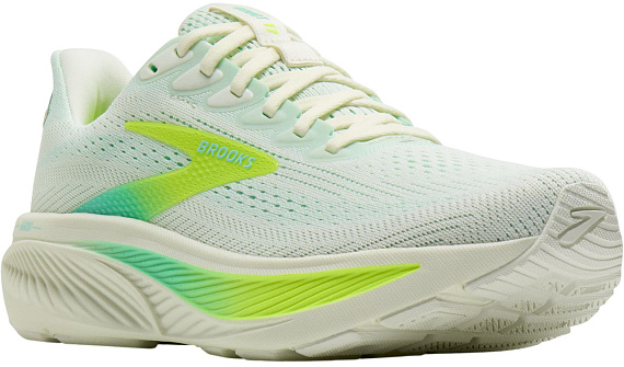 Кроссовки женские Brooks Ghost 17 Bluewash/Nightlife/Yucca - Фото 2 большая