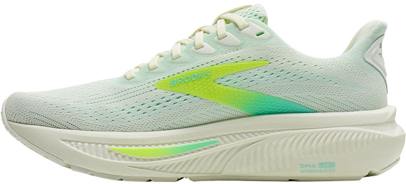 Кроссовки женские Brooks Ghost 17 Bluewash/Nightlife/Yucca - Фото 4 большая