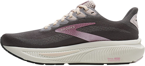 Кроссовки женские Brooks Ghost 17 Poppy Seed/Pink/Bluewash - Фото 4 большая