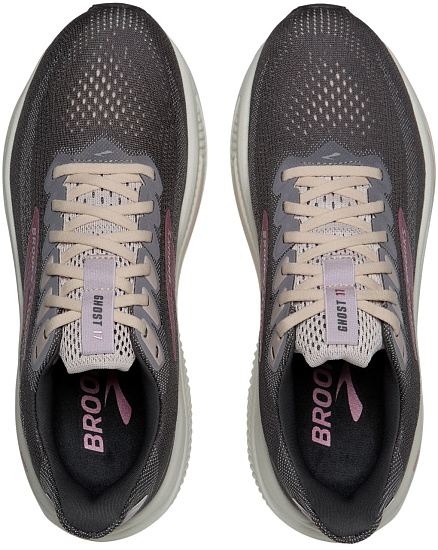 Кроссовки женские Brooks Ghost 17 Poppy Seed/Pink/Bluewash - Фото 5 большая