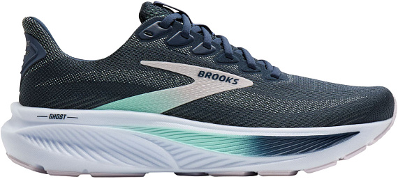Кроссовки женские Brooks Ghost 17 Spellbound/Yucca/Pink - Фото 1 большая
