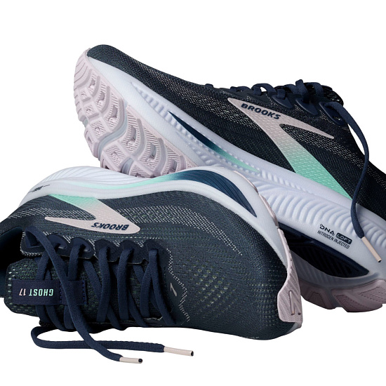 Кроссовки женские Brooks Ghost 17 Spellbound/Yucca/Pink - Фото 7 большая