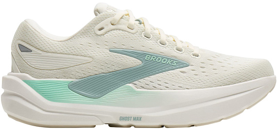 Кроссовки женские Brooks Ghost Max 3 Coconut/Yucca/Gray Mist - Фото 1 большая
